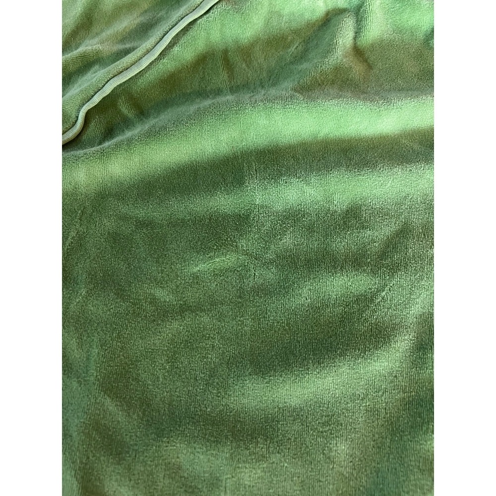 Suze Kondi Velour Tracksuit Set Lime Green Raglan Sweatshirt Harem Joggers XS - Picture 10 of 13
